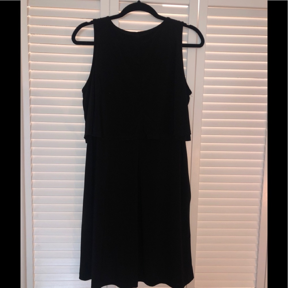 Black tank top swing dress